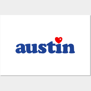 Austin Texas Love Posters and Art